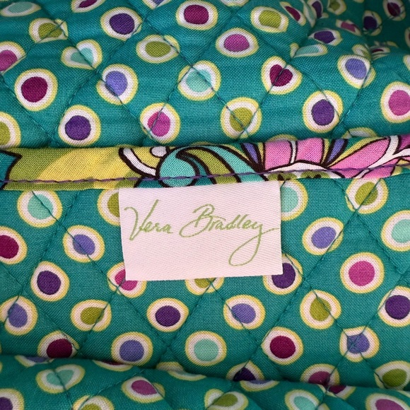 Vera Bradley Heather Purple Paisley Weekender Bag - Picture 5 of 8